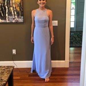 Bari Jay Periwinkle Bridesmaids Dress